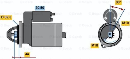 BOSCH 0 986 016 591 - Démarreur droxauto.com