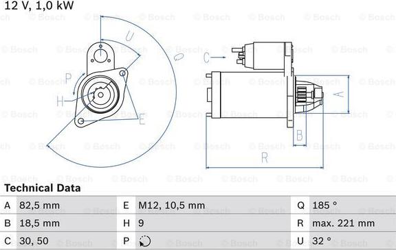 BOSCH 0 986 016 880 - Démarreur droxauto.com