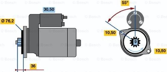 BOSCH 0 986 016 370 - Démarreur droxauto.com