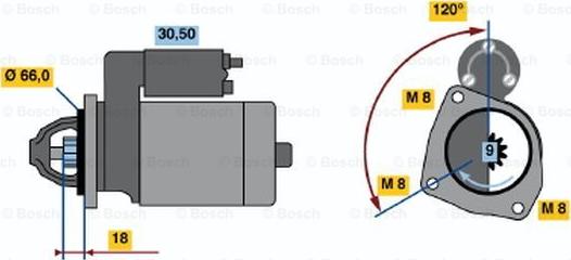 BOSCH 0 986 010 260 - Démarreur droxauto.com