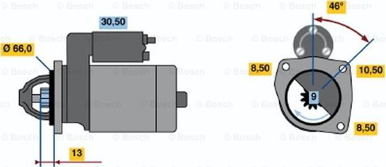 BOSCH 0 986 011 651 - Démarreur droxauto.com