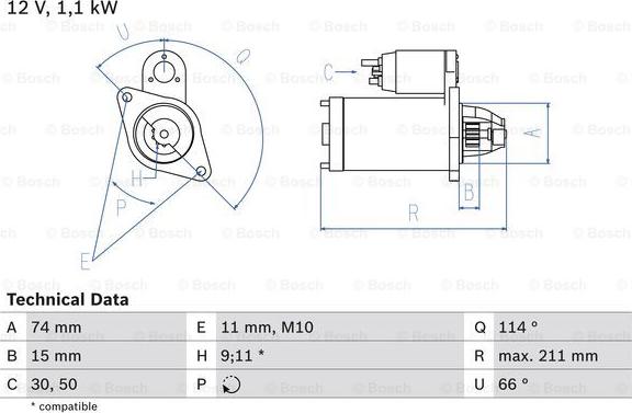 BOSCH 0 986 018 480 - Démarreur droxauto.com