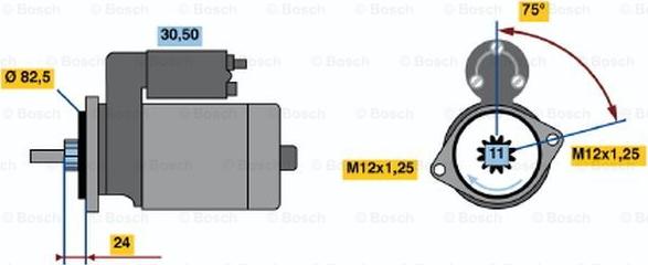 BOSCH 0 986 013 991 - Démarreur droxauto.com