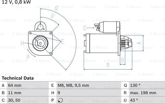 BOSCH 0 986 013 940 - Démarreur droxauto.com