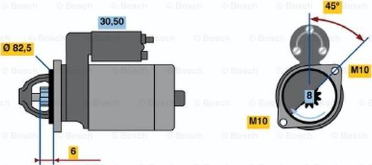 BOSCH 0 986 012 911 - Démarreur droxauto.com