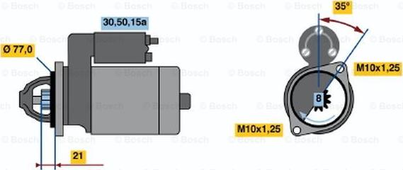 BOSCH 0 986 012 171 - Démarreur droxauto.com