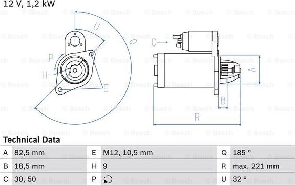 BOSCH 0 986 017 920 - Démarreur droxauto.com