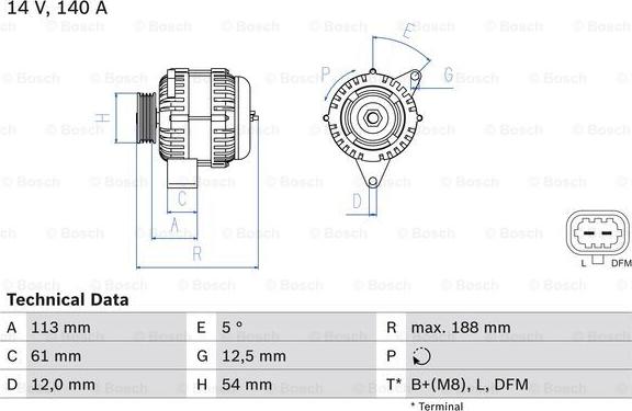 BOSCH 0 986 080 380 - Alternateur droxauto.com