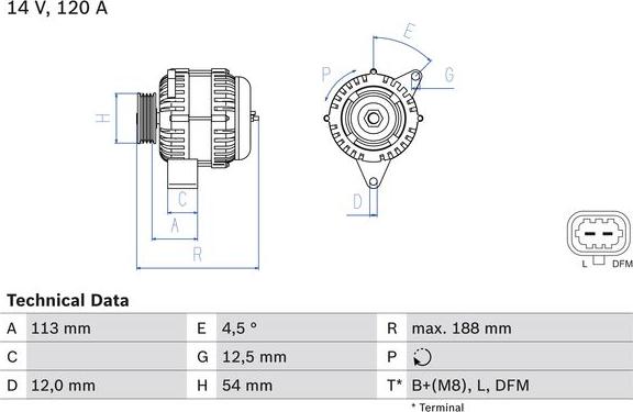 BOSCH 0 986 080 370 - Alternateur droxauto.com
