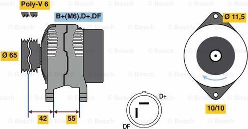 BOSCH 0 986 081 200 - Alternateur droxauto.com