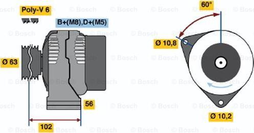 BOSCH 0 986 039 941 - Alternateur droxauto.com