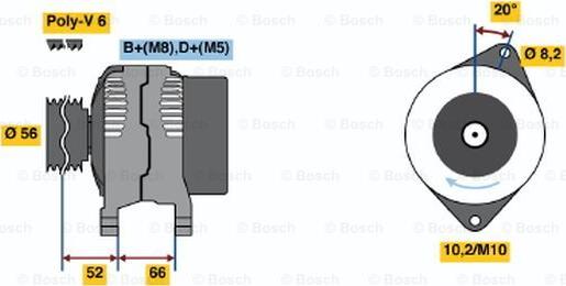 BOSCH 0 986 039 931 - Alternateur droxauto.com