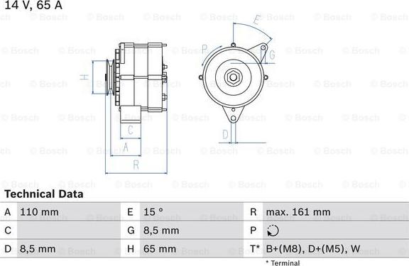 BOSCH 0 986 034 560 - Alternateur droxauto.com