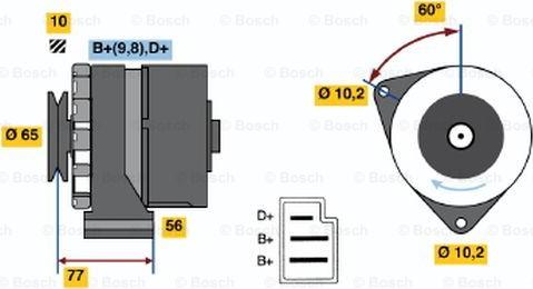 BOSCH 0 986 034 620 - Alternateur droxauto.com
