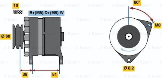 BOSCH 0 986 034 010 - Alternateur droxauto.com