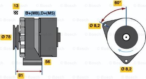 BOSCH 0 986 034 080 - Alternateur droxauto.com