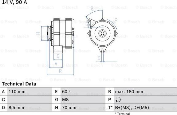 BOSCH 0 986 034 150 - Alternateur droxauto.com