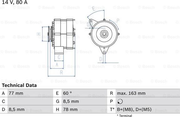 BOSCH 0 986 034 170 - Alternateur droxauto.com