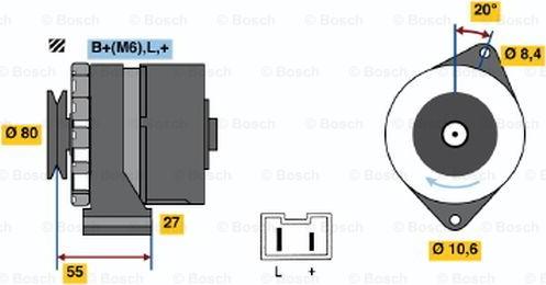 BOSCH 0 986 034 761 - Alternateur droxauto.com
