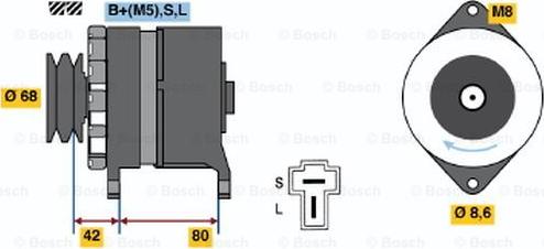 BOSCH 0 986 035 431 - Alternateur droxauto.com