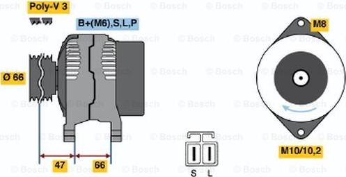 BOSCH 0 986 036 471 - Alternateur droxauto.com