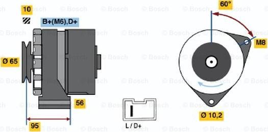 BOSCH 0 986 036 891 - Alternateur droxauto.com
