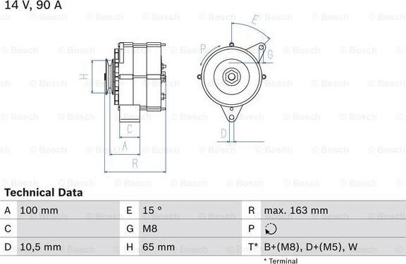 BOSCH 0 986 036 790 - Alternateur droxauto.com