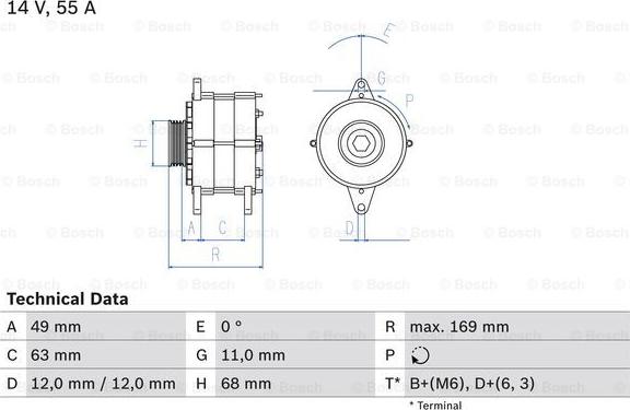 BOSCH 0 986 030 970 - Alternateur droxauto.com