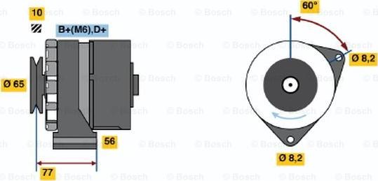 BOSCH 0 986 030 850 - Alternateur droxauto.com