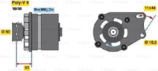BOSCH 0 986 038 621 - Alternateur droxauto.com