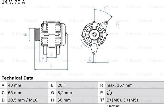 BOSCH 0 986 038 740 - Alternateur droxauto.com