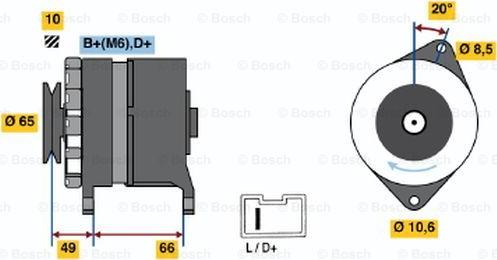 BOSCH 0 986 033 980 - Alternateur droxauto.com