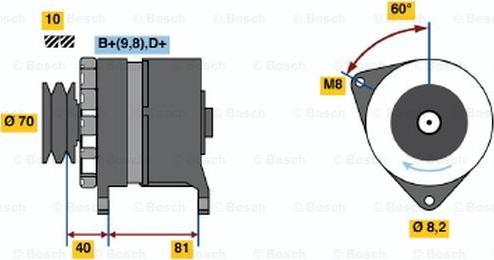 BOSCH 0 986 033 240 - Alternateur droxauto.com