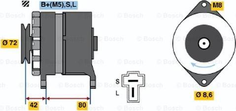 BOSCH 0 986 032 671 - Alternateur droxauto.com