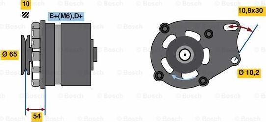 BOSCH 0 986 032 340 - Alternateur droxauto.com
