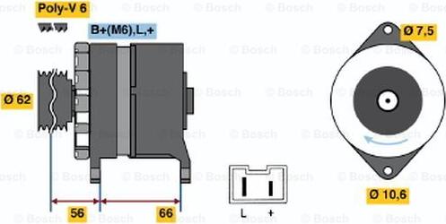 BOSCH 0 986 037 901 - Alternateur droxauto.com