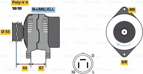 BOSCH 0 986 037 561 - Alternateur droxauto.com