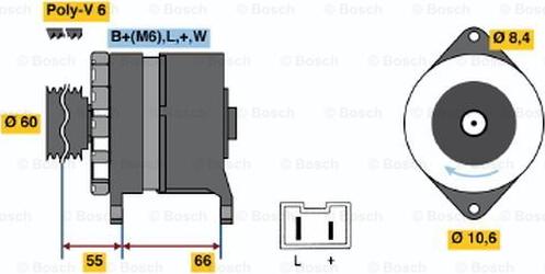 BOSCH 0 986 037 311 - Alternateur droxauto.com
