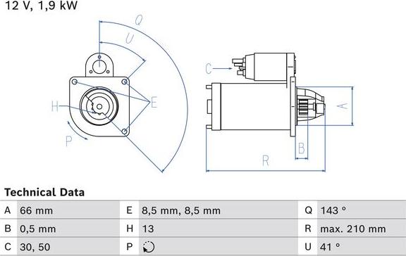 BOSCH 0 986 025 040 - Démarreur droxauto.com