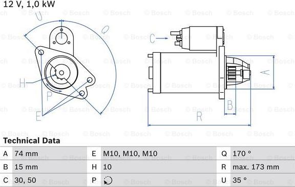 BOSCH 0 986 025 290 - Démarreur droxauto.com