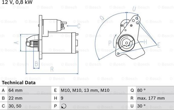 BOSCH 0 986 026 250 - Démarreur droxauto.com