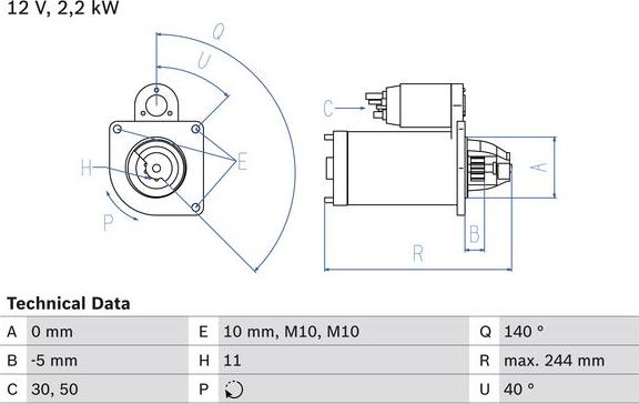 BOSCH 0 986 026 260 - Démarreur droxauto.com
