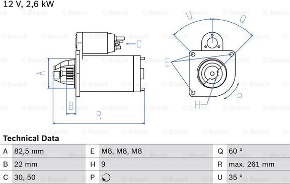 BOSCH 0 986 021 041 - Démarreur droxauto.com