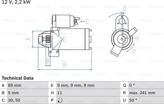 BOSCH 0 986 023 960 - Démarreur droxauto.com