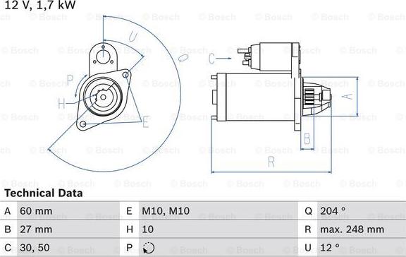 BOSCH 0 986 023 100 - Démarreur droxauto.com