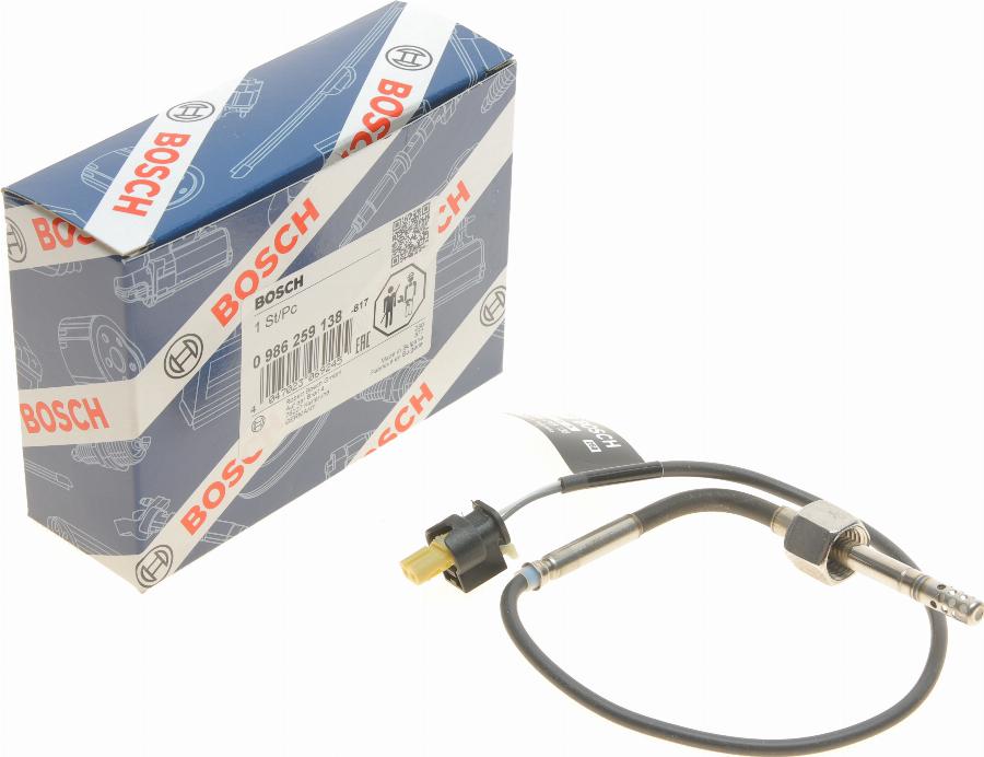 BOSCH 0 986 259 138 - Capteur, température des gaz droxauto.com