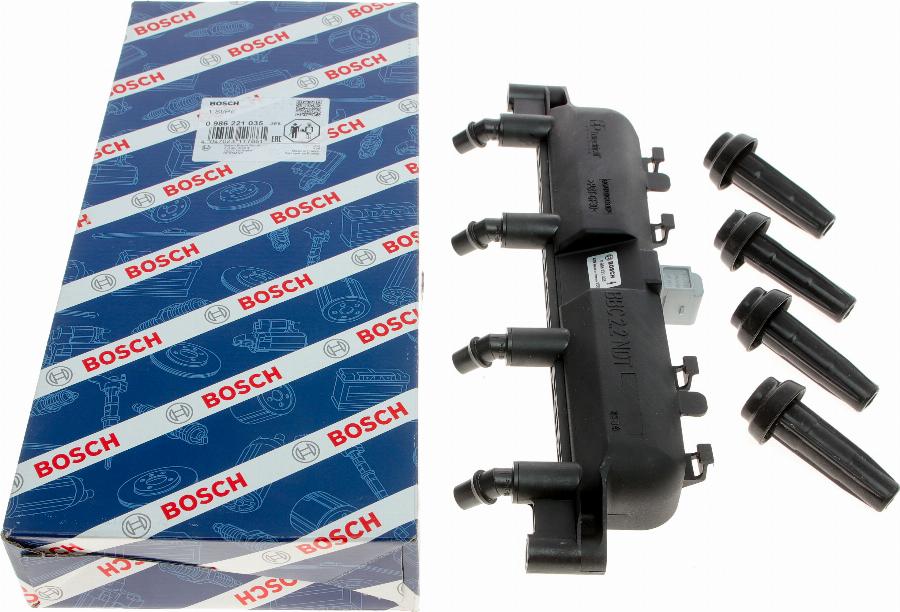 BOSCH 0 986 221 035 - Bobine d'allumage droxauto.com