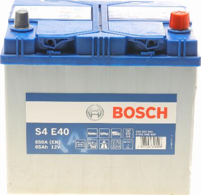 BOSCH 0 092 S4E 400 - Batterie de démarrage droxauto.com