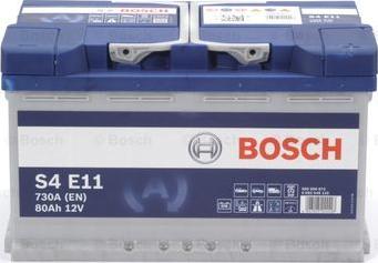 BOSCH 0 092 S4E 110 - Batterie de démarrage droxauto.com
