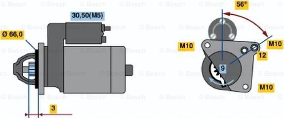 BOSCH 0 001 106 023 - Démarreur droxauto.com